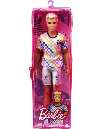 income area Thigh Papusa Mattel Barbie Fashionistas - Ken, cu bluza in carouri colorate |  Ozone.ro