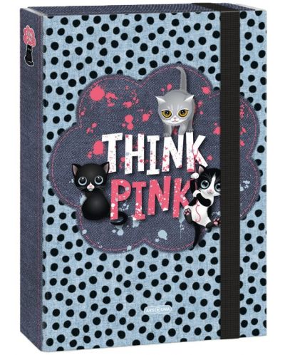 Cutie cu gumă de șters Ars Una Think-Pink - A4 - 1