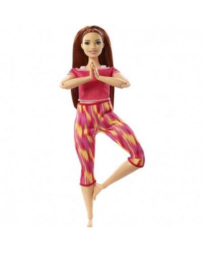 Papusa Mattel Barbie Made to Move, cu par roscat - 1