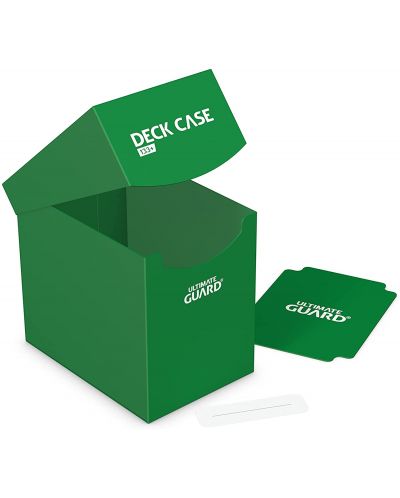 Cutie pentru carti de joc Ultimate Guard Standard Size -  Verde (133 buc) - 2