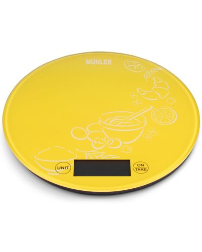 Cântar de bucătărie Muhler - KSC-2026R, 5 kg, galben - 1