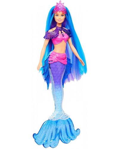 Păpușă Barbie - Mermaid Malibu, cu accesorii  - 2