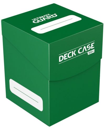 Cutie pentru carti  Ultimate Guard Deck Case Standard Size - Verde (100 buc.) - 1