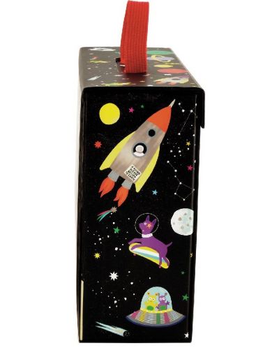 Cutie pentru joaca Floss & Rock - Cosmos, cu figurine din lemn - 6