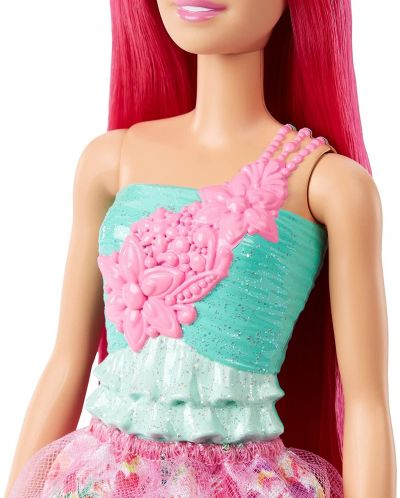 Păpușă Barbie Dreamtopia - Cu părul roz închis - 3
