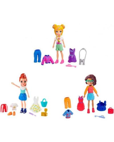 Papusa Mattel - Polly cu accesorii, sortiment - 3