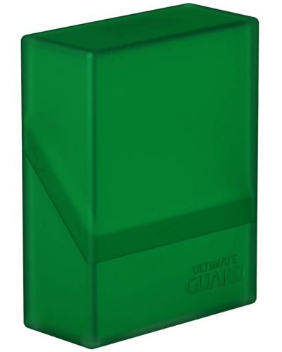 Cutie pentru carti de joc Ultimate Guard Boulder Deck Case Standard Size - Emerald (40 buc.) - 1