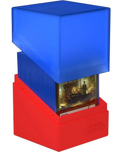 Ultimate Guard Boulder Deck Case Synergy - Albastru/Roșu (100+ buc.) - 3