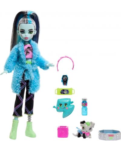 Păpușă Monster High - Франки, Creepover Party - 2