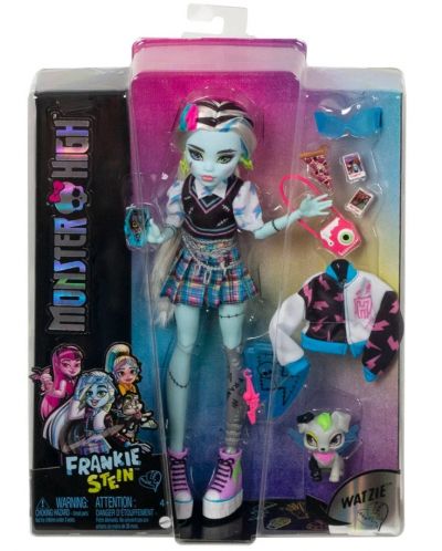 Păpuşă Monster High - Franky, cu animale de companie și accesorii - 2