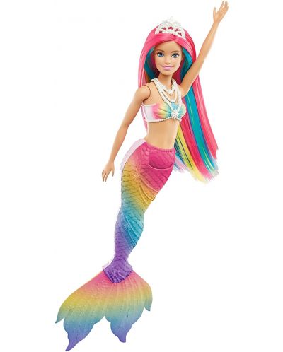 Papusa Mattel Barbie Dreamtopia Color Change - Sirena - 4