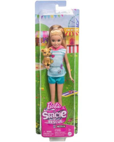 Păpușă Barbie  Stacie to the Rescue - Stacey cu un cățel - 2