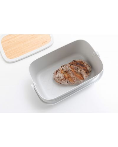 Cutie pentru depozitare pâine Brabantia - Nic, Light Grey - 6