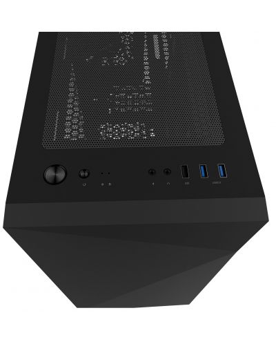 Carcasa PC Zalman - Z1 Iceberg, mini tower, negru/transparent - 9