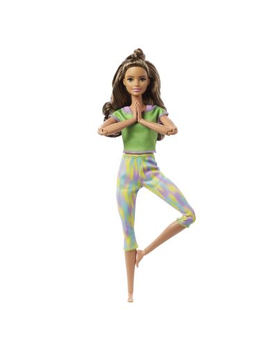 Papusa Mattel Barbie Made to Move, cu par saten - 2
