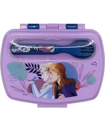 Cutie pentru mâncare Stor Frozen - Cu tacâmuri - 2