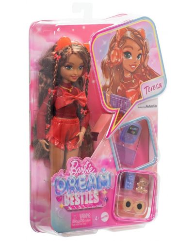 Barbie DonnaKaranNYコラボ Păpuşă Barbie Dream Besties - Teresa, cu 10 accesoriul jocului