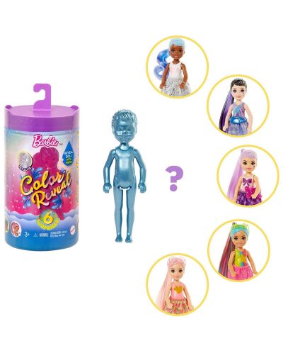 Papusa Mattel Barbie Color Reveal - Chelsea, sortiment - 7