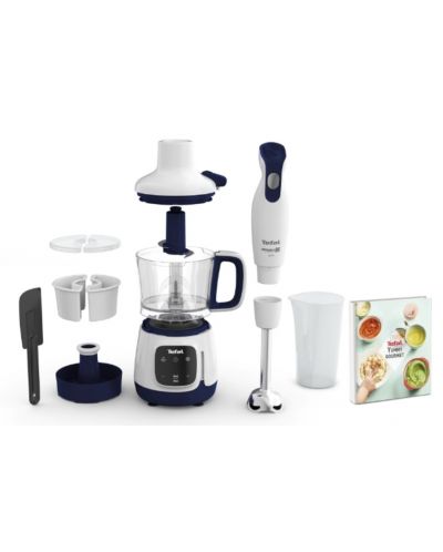 Robot de bucătărie Tefal - Yummy Gourmet HB55W430 600 W, 0.8L, alb - 1