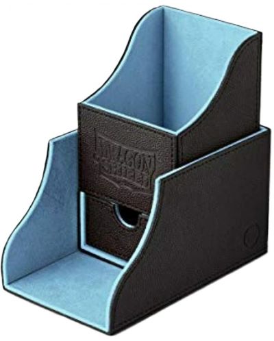 Cutie pentru carti de joc Dragon Shield Nest Box - Black/Blue (100 buc.) - 3