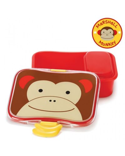 Cutie de mancare Skip Hop Zoo - Maimuța Marshall - 1
