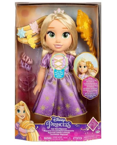 Păpușă Jakks Disney Princess - Rapunzel cu părul magic - 1