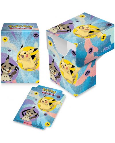 Ultra Pro Deck Box - Pikachu & Mimikyu (75 buc.) - 1