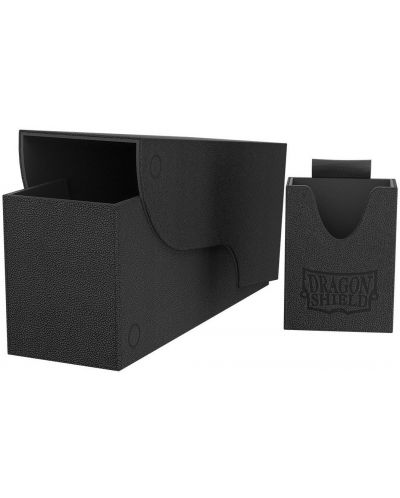 Cutie pentru carti de joc Dragon Shield Nest Box - negru/negru (300 buc.) - 1