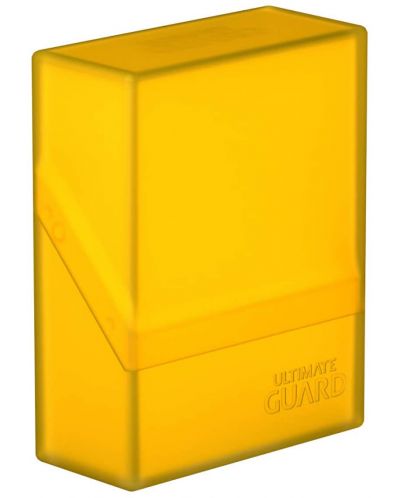Cutie pentru carti de joc Guard Boulder Deck Case Standard Size - Amber (40 buc.) - 1