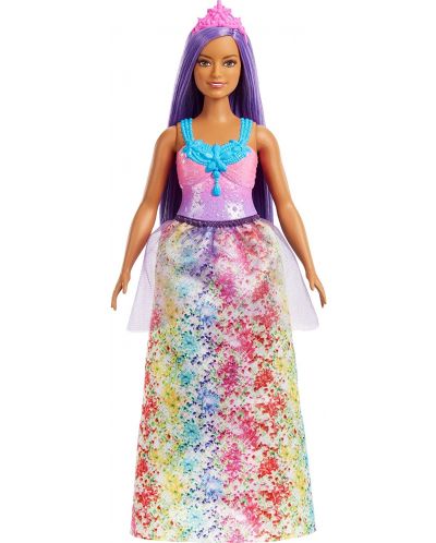 Păpușă Barbie Dreamtopia - Cu părul mov - 1