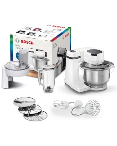 Robot de bucătărie Bosch - MUMS2EW20, 700 W, 4 trepte, 3,8 l, alb - 2