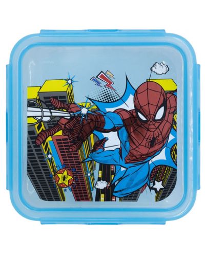 Cutie pătrată pentru mâncare Stor - Spider-Man, 500 ml - 3