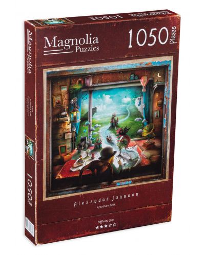Puzzle patrat Magnolia de 1050 piese - Biroul bunicii - 1