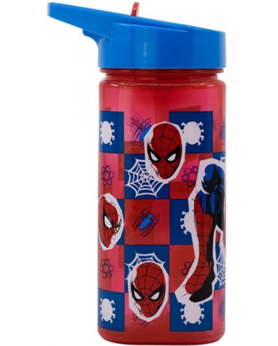 Sticlă pătrată Stor - Spider-Man, 510 ml - 1