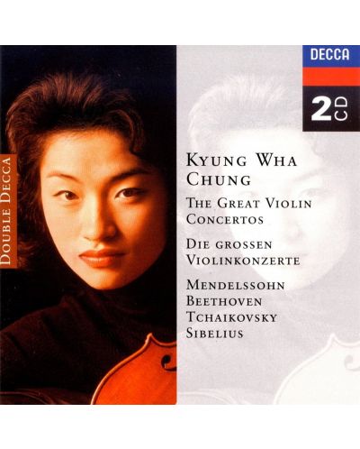 Kyung Wha Chung - the Great Violin Concertos - Mendelssohn, Beethoven, Tchaikovsky, Sibelius (2 CD) - 1
