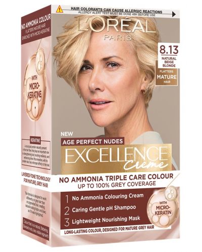 L'Oréal Excellence Creme Vopsea de păr fără amoniac Age Perfect
