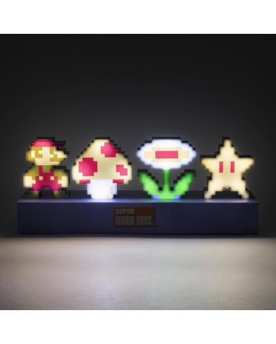 Lampă Paladone Games: Super Mario Bros. - Retro Icons - 2
