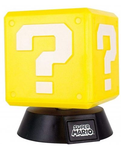 Mini lampa Paladone Nintendo Super Mario - Question Block, 10 cm - 1