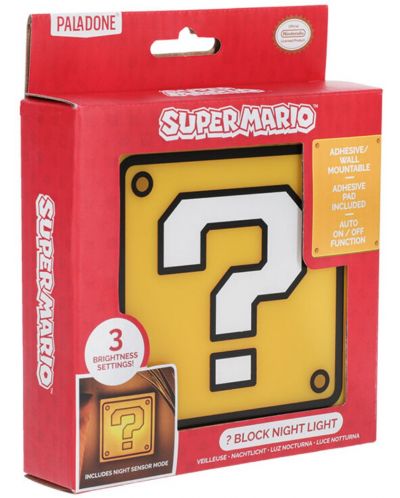 Lampă Paladone Games: Super Mario Bros. - Question - 5