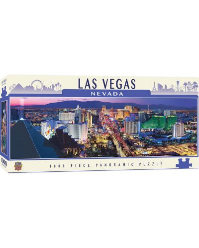Puzzle panoramic Master Pieces de 1000 piese - Las Vegas, Nevada - 1