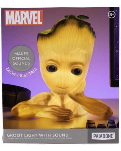 Lampa Paladone Marvel: Guardians of the Galaxy - Groot (with Sound) - 5