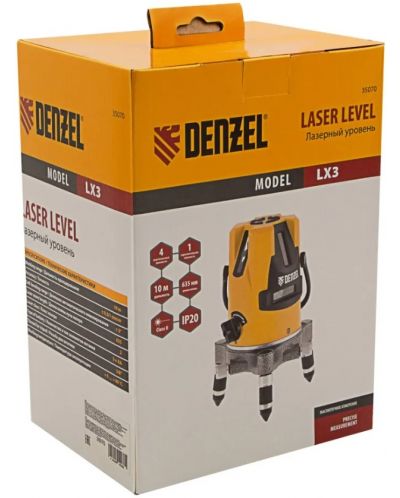 Nivelator laser cu filet 5/8 Denzel - LX3, 10 m, 3 x AA - 7