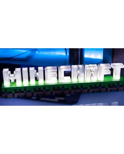 Lampa Paladone Games: Minecraft - Logo - 2