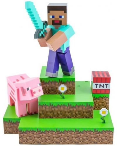 Jocuri Paladone: Minecraft - Steve Diorama - 1