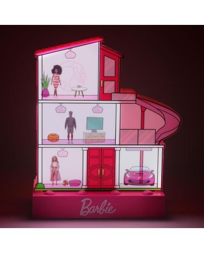 Lampă Paladone Retro Toys: Barbie - Dreamhouse (with Stickers) - 3