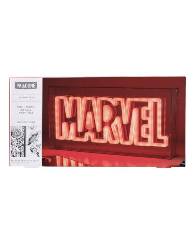 Lampă Paladone Marvel: Marvel - Logo - 2
