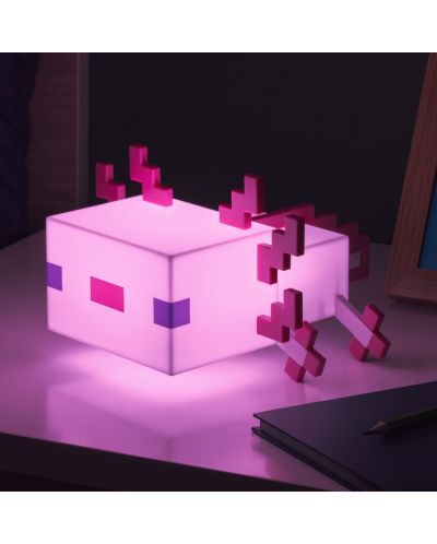 Lampă Paladone Games: Minecraft - Axolotl - 8