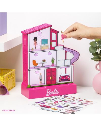 Lampă Paladone Retro Toys: Barbie - Dreamhouse (with Stickers) - 4