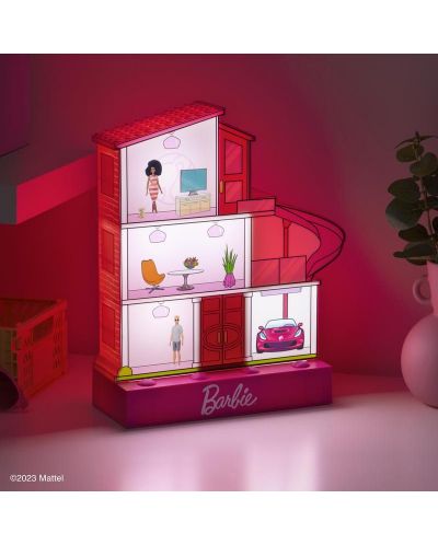Lampă Paladone Retro Toys: Barbie - Dreamhouse (with Stickers) - 5