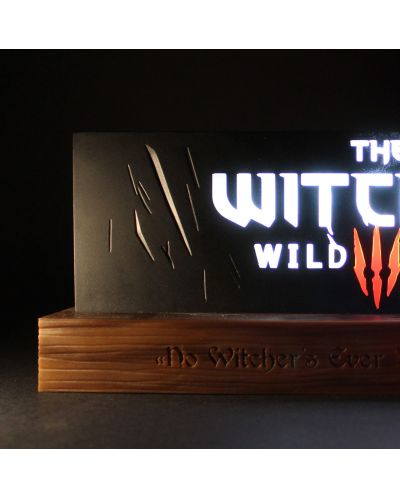 Lampă Neamedia Icons Games: The Witcher - Wild Hunt Logo, 22 cm - 7